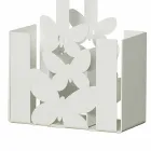 Suport modern pentru tacâmuri din lemn de culoare albă, bej sau fildeș - Made in Italy - Laida Viadurini