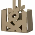 Suport modern pentru tacâmuri din lemn de culoare albă, bej sau fildeș - Made in Italy - Laida Viadurini