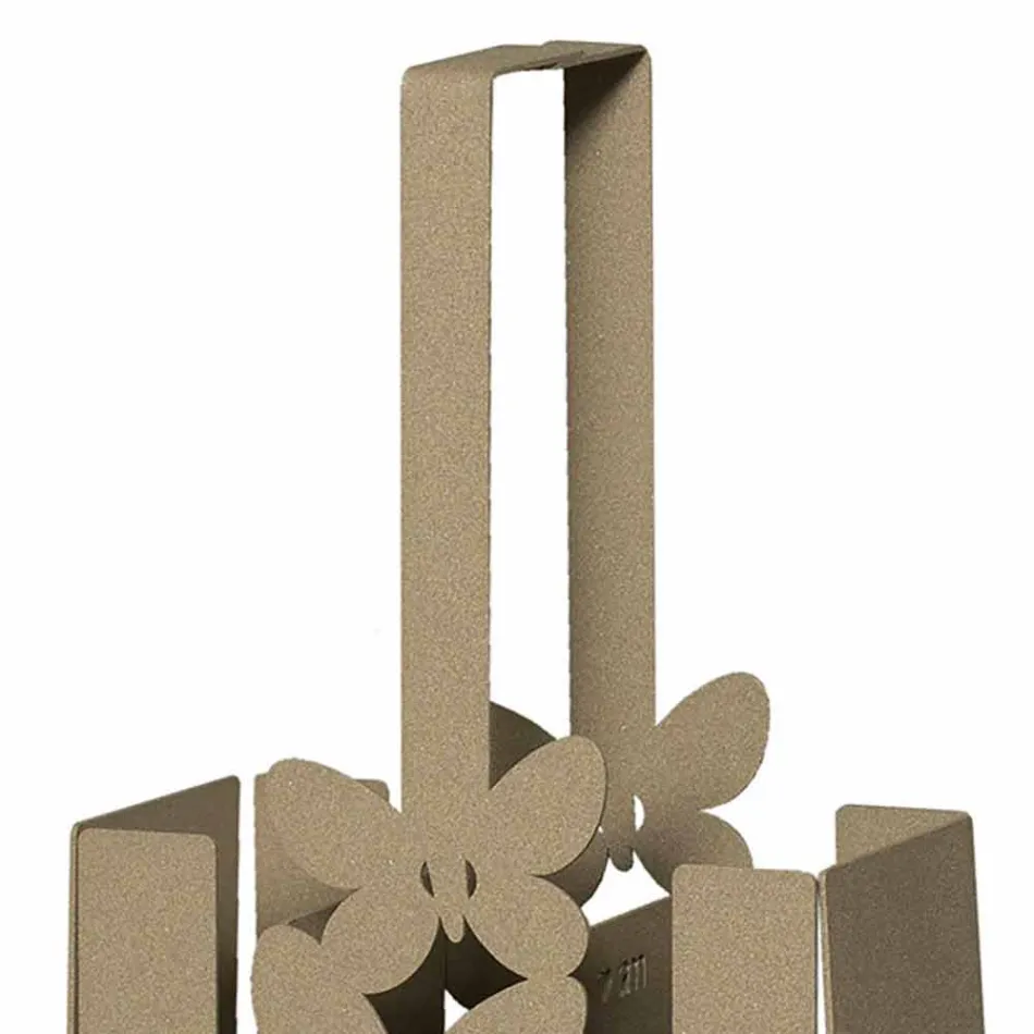 Suport modern pentru tacâmuri din lemn de culoare albă, bej sau fildeș - Made in Italy - Laida Viadurini