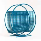 Raft pentru reviste din oțel cu design rotund Made in Italy - Ladle Viadurini