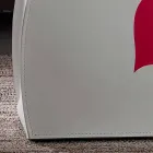 Design rack magazin din piele cu un design modern Beatrice Viadurini