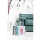 Revista de design de plexiglas negru sau transparent, realizată în Italia - Omar Viadurini