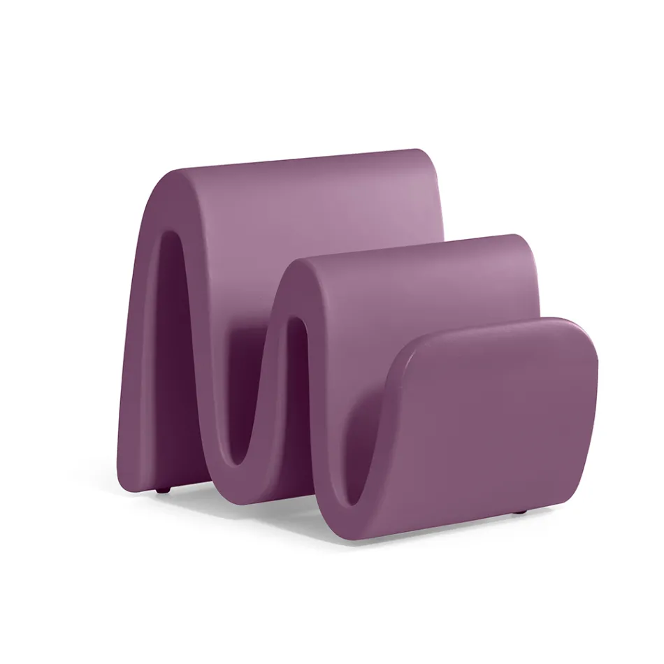 Raft modern din polietilenă colorată pentru reviste Made in Italy - Munoz Viadurini