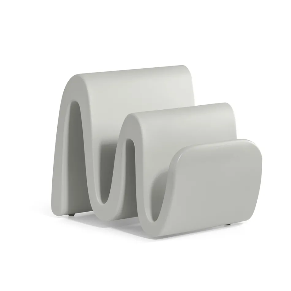 Raft modern din polietilenă colorată pentru reviste Made in Italy - Munoz Viadurini