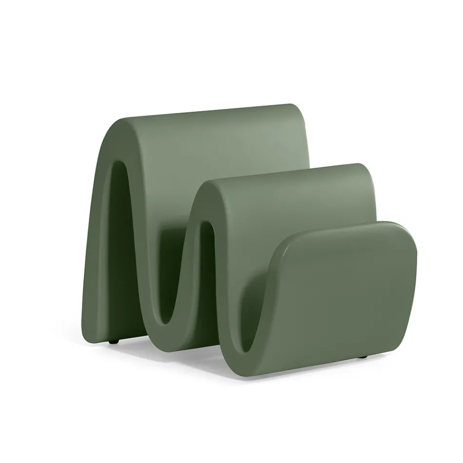 Raft modern din polietilenă colorată pentru reviste Made in Italy - Munoz Viadurini