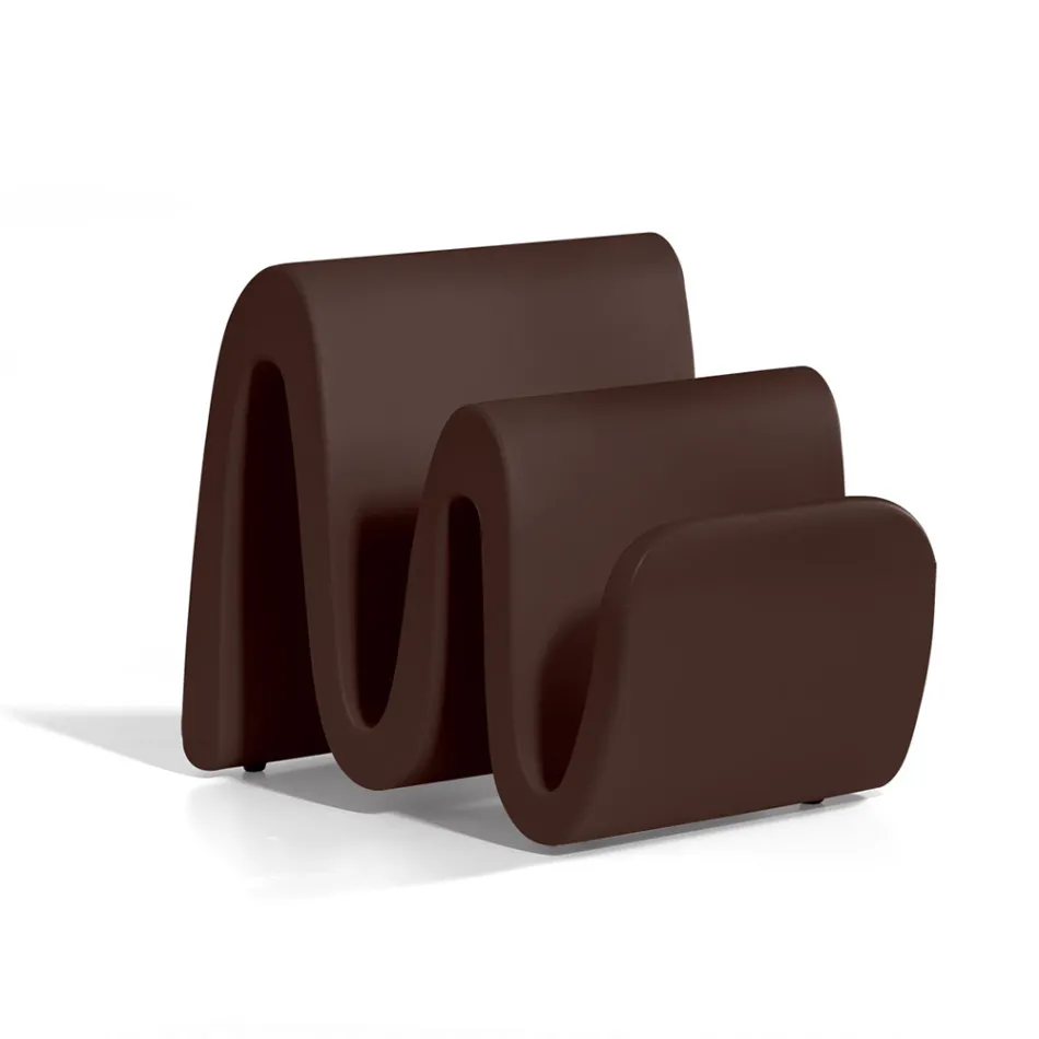 Raft modern din polietilenă colorată pentru reviste Made in Italy - Munoz Viadurini