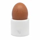 Cupa de ouă de design în marmură albă de Carrara Fabricată în Italia, 2 bucăți - Picca Viadurini