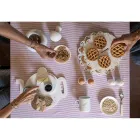 Cupa de ouă de design în marmură albă de Carrara Fabricată în Italia, 2 bucăți - Picca Viadurini