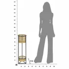 Suport rotund dublu de fier de design modern - Addie Viadurini