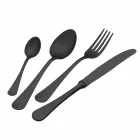 Tacâmuri din oțel cu design de lux, efect de culoare vintage, 24 de piese - Tigger Viadurini