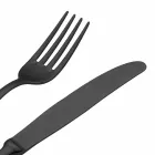 Tacâmuri din oțel cu design de lux, efect de culoare vintage, 24 de piese - Tigger Viadurini