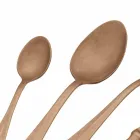 Tacâmuri din oțel cu design de lux, efect de culoare vintage, 24 de piese - Tigger Viadurini