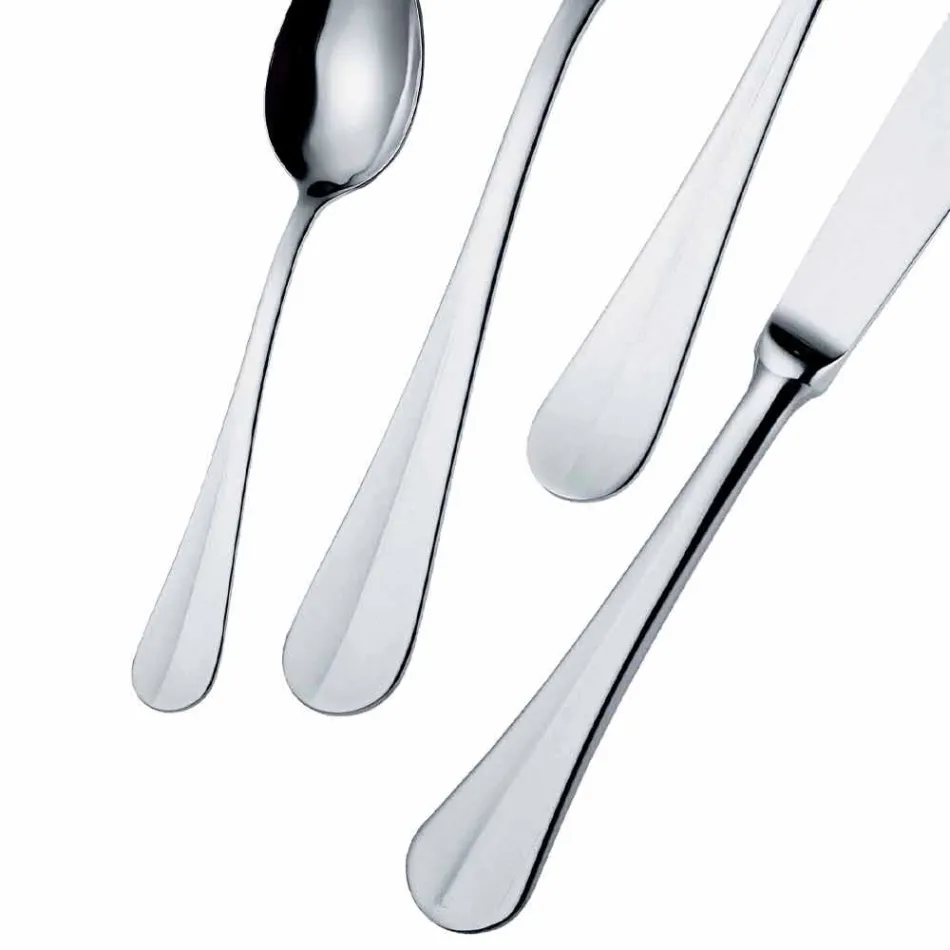 Tacâmuri din oțel cu design de lux, efect de culoare vintage, 24 de piese - Tigger Viadurini