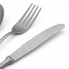 Tacâmuri din oțel cu design de lux, efect de culoare vintage, 24 de piese - Tigger Viadurini