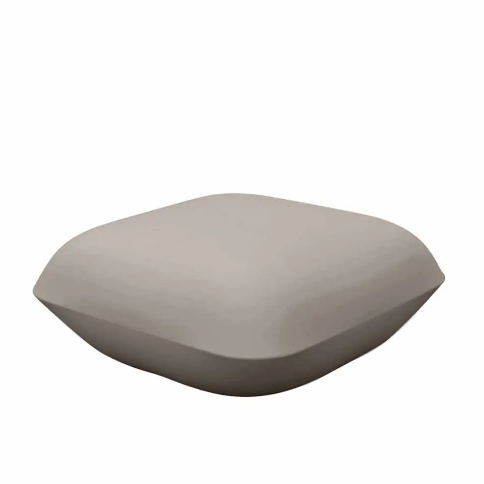 Perna de la Vondom design pouf outdoor în polietilenă. 67x67 cm Viadurini