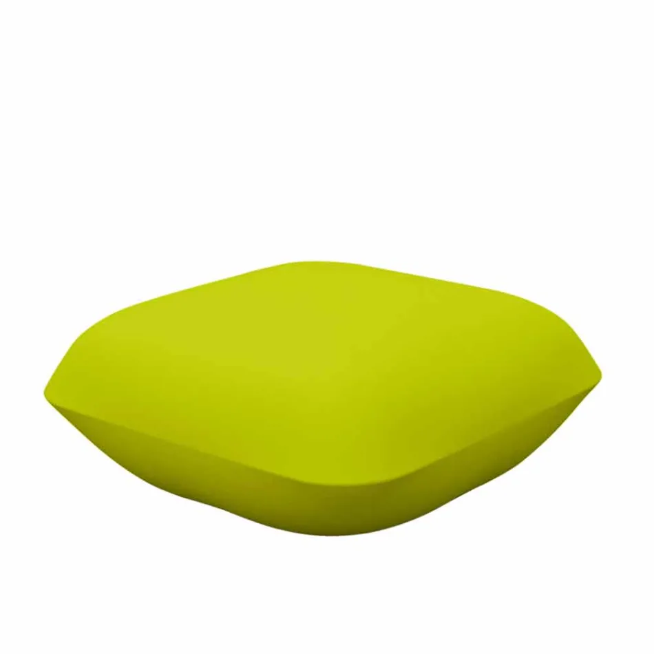 Perna de la Vondom design pouf outdoor în polietilenă. 67x67 cm Viadurini