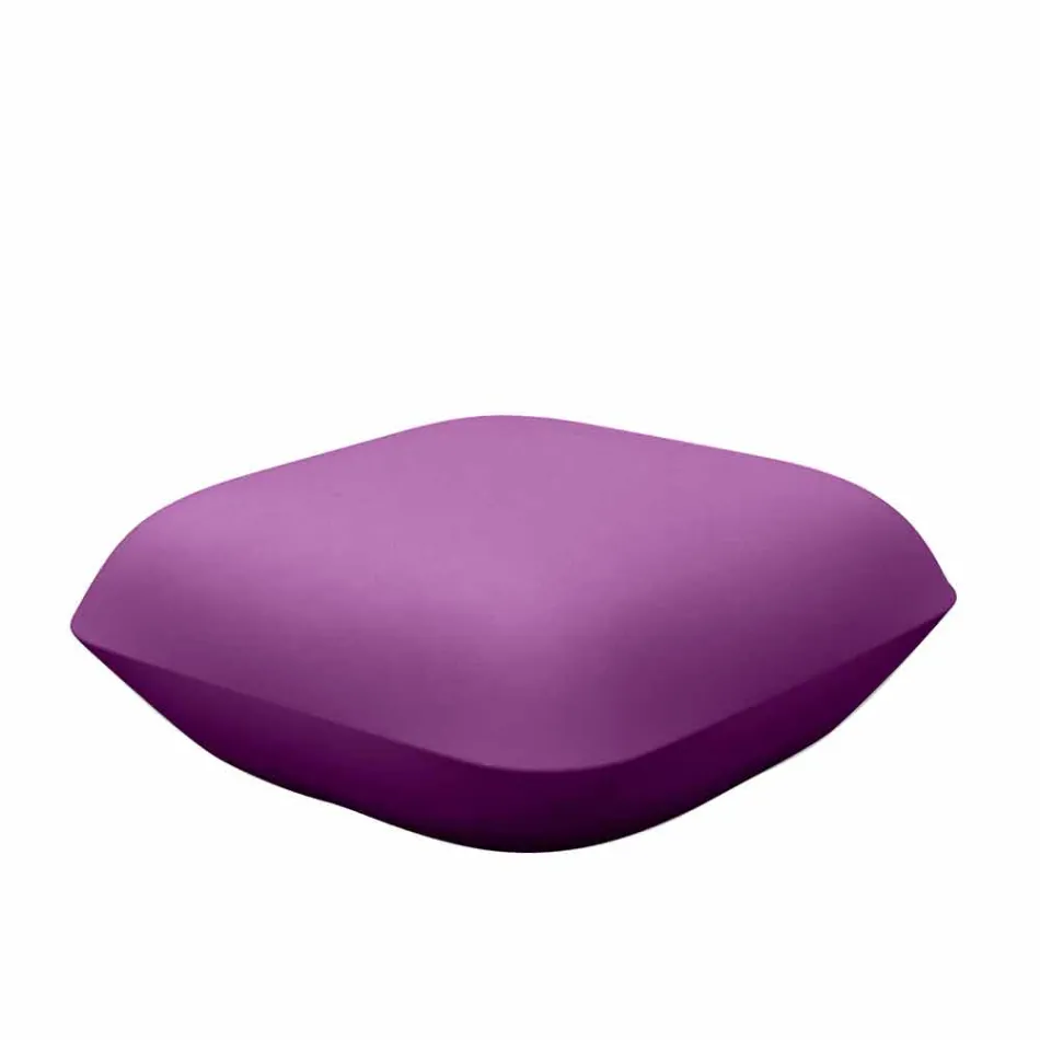 Perna de la Vondom design pouf outdoor în polietilenă. 67x67 cm Viadurini