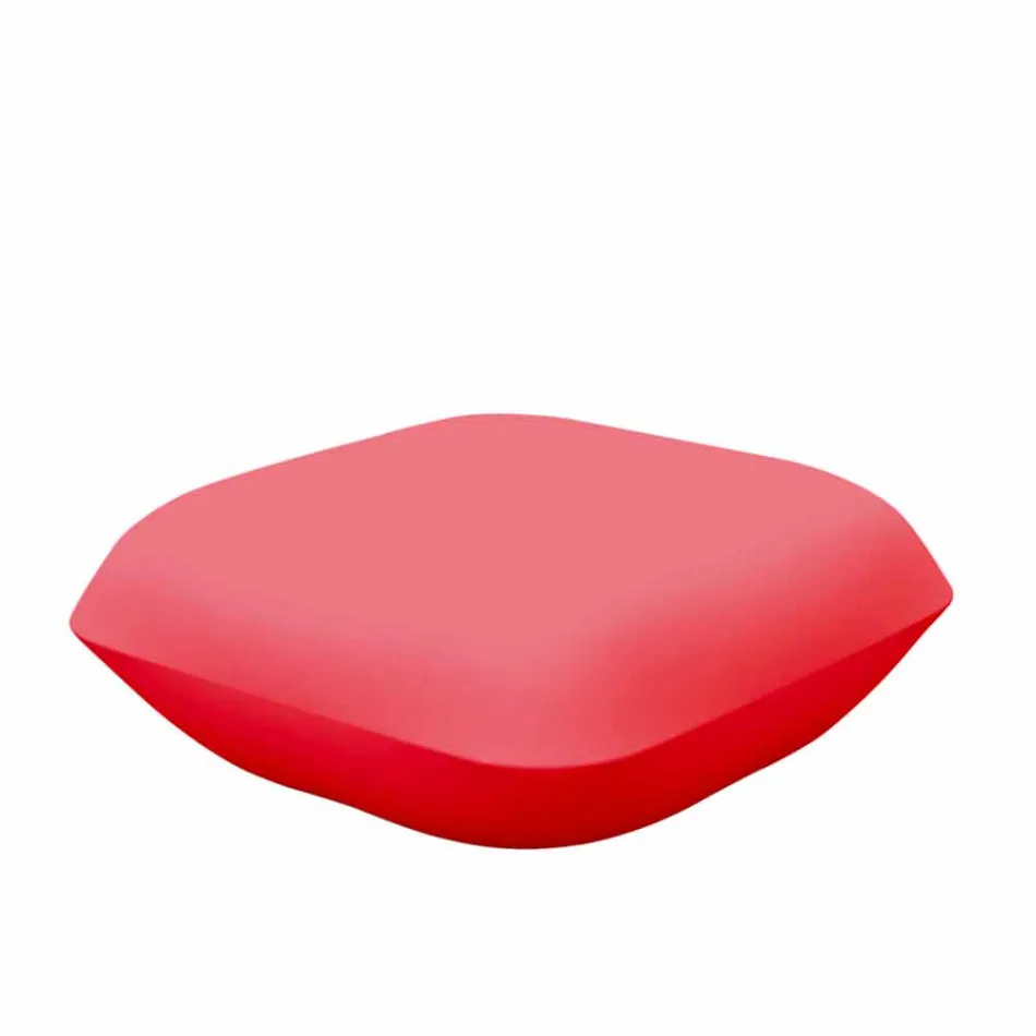 Perna de la Vondom design pouf outdoor în polietilenă. 67x67 cm Viadurini