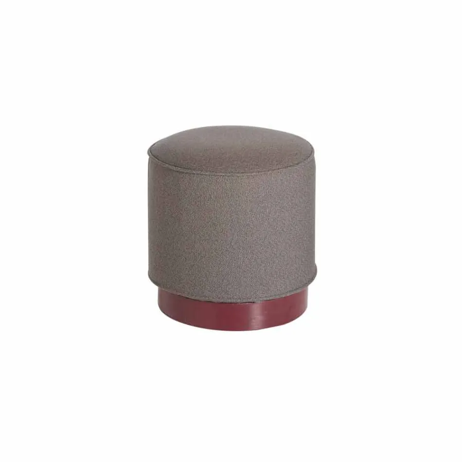 Pouf pentru exterior, din polietilenă și țesătură sau piele - Mara Slide Viadurini