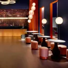 Pouf pentru exterior, din polietilenă și țesătură sau piele - Mara Slide Viadurini