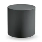 Puf de grădină cilindric din polietilenă colorată, fabricat în Italia - Viky Viadurini