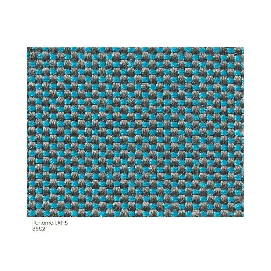 Puf de grădină căptușit și acoperit cu stofă Made in Italy - Unt Viadurini