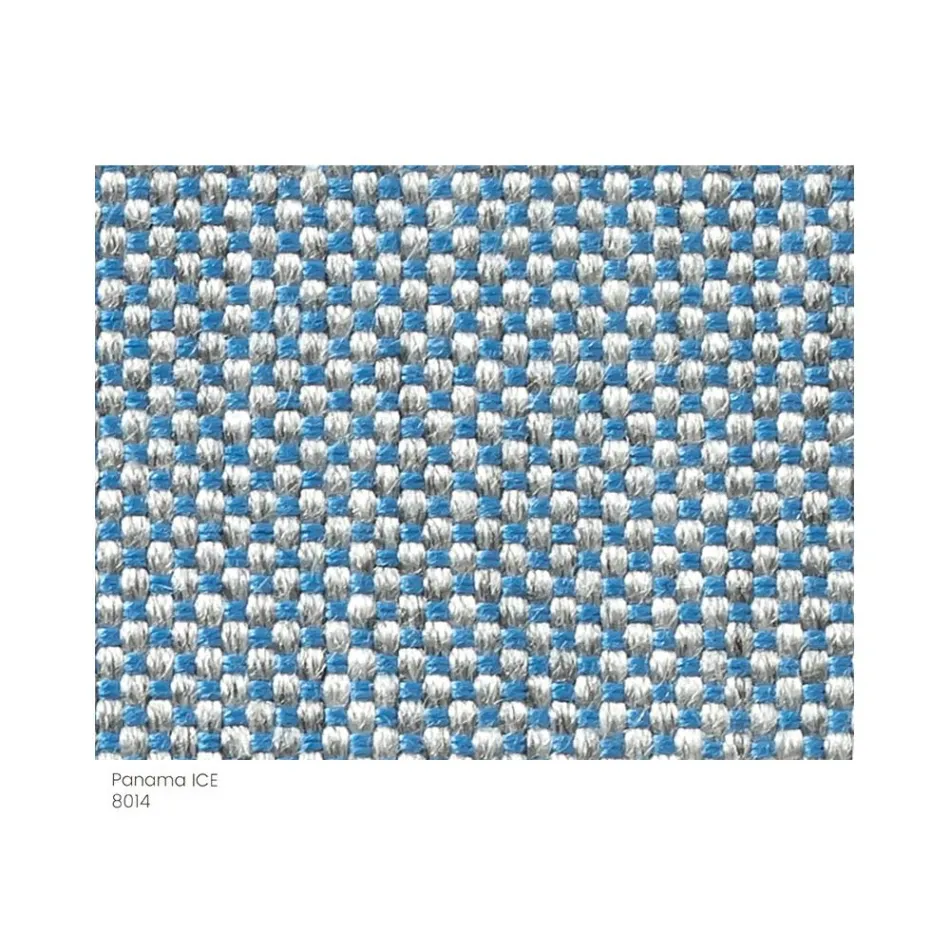 Puf de grădină căptușit și acoperit cu stofă Made in Italy - Unt Viadurini