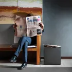 Puf de gradina din Polietilena 8 Finisaje Made in Italy - Viky Viadurini