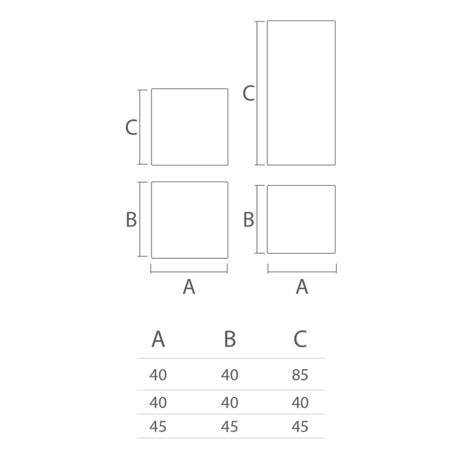 Puf de gradina din Polietilena 8 Finisaje Made in Italy - Viky Viadurini
