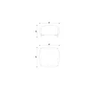 Puf de grădină din stofă cu picioare metalice Made in Italy - Unt Viadurini