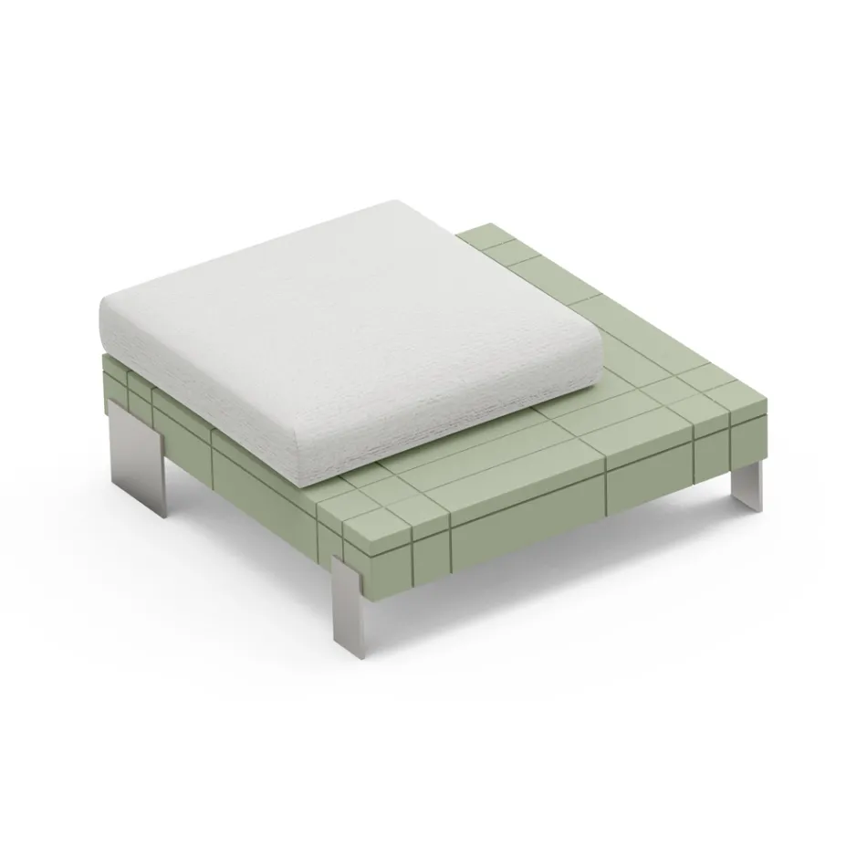 Puf de sufragerie din polietilenă de diferite culori - Orbis Viadurini