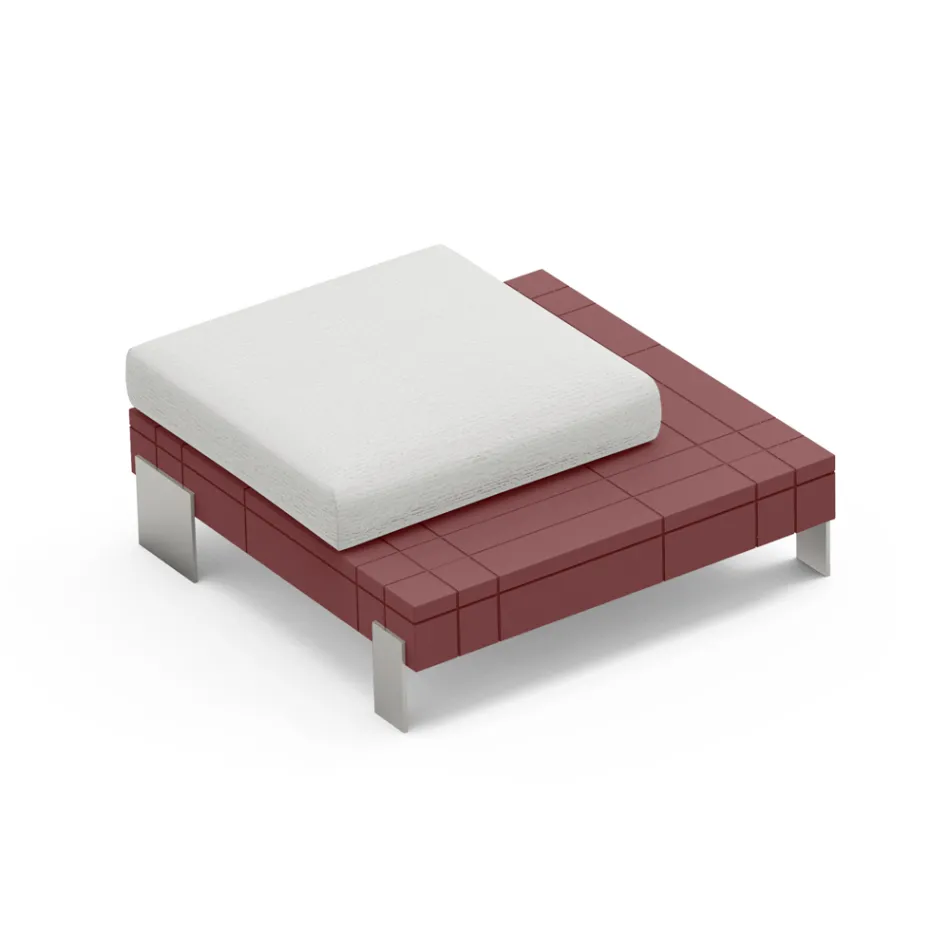 Puf de sufragerie din polietilenă de diferite culori - Orbis Viadurini