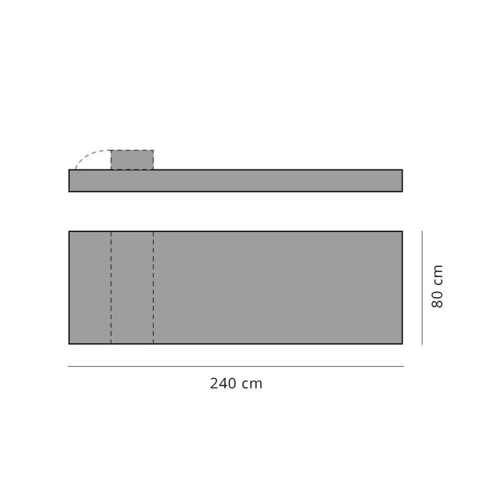 Puf de zi pentru exterior de design, de înaltă calitate, fabricat în Italia - Emanuela Viadurini