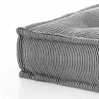 Pouf pătrat etnic în material patchwork sau catifea - fibră Viadurini