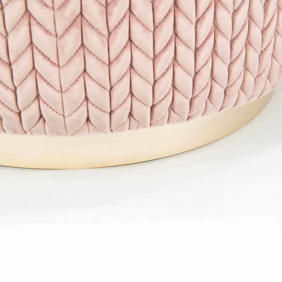 Design pouf tesatura Belle 1 Viadurini
