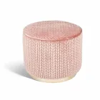 Design pouf tesatura Belle 1 Viadurini
