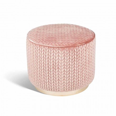 Design pouf tesatura Belle 1 Viadurini