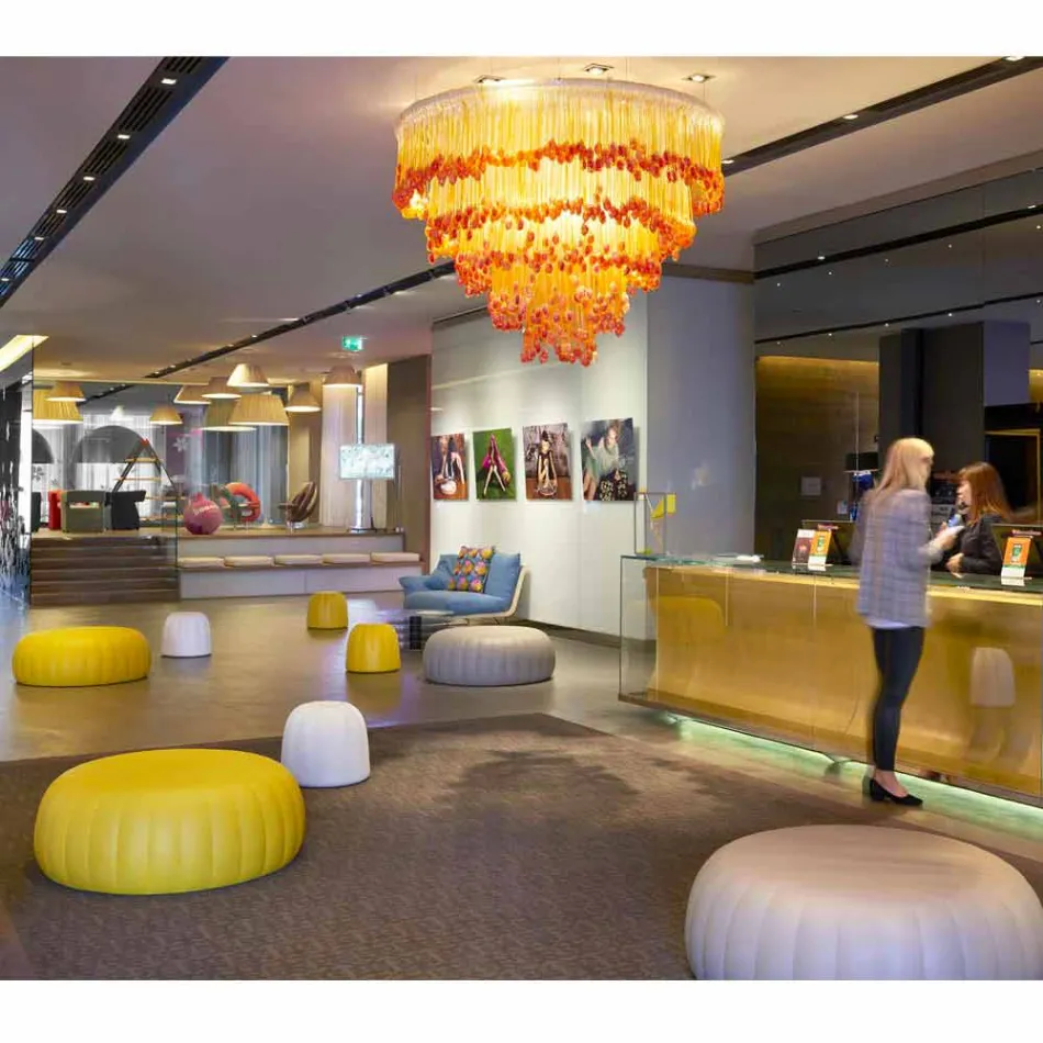 Glauza cu diafragmă colorată din poliuretan din Italia Viadurini