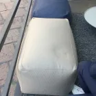 Pouf otoman dreptunghiular moale pentru utilizare în interior și exterior din țesătură - Naemi Viadurini