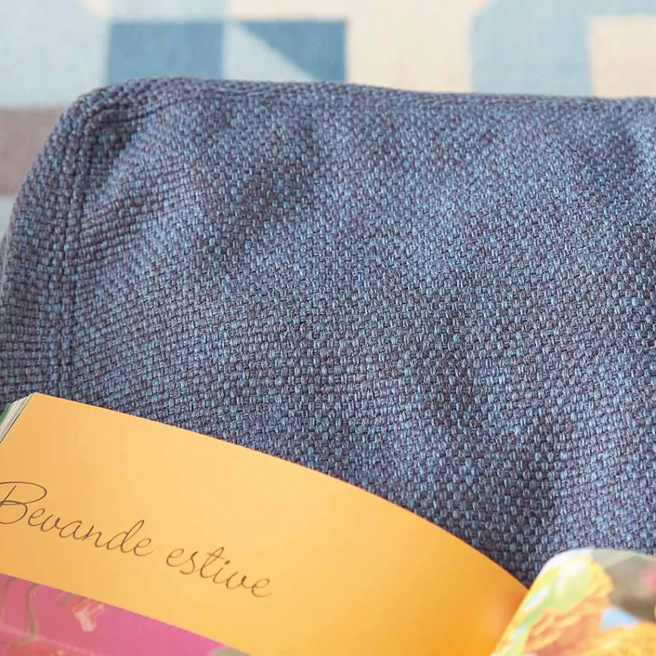 Pouf otoman dreptunghiular moale pentru utilizare în interior și exterior din țesătură - Naemi Viadurini