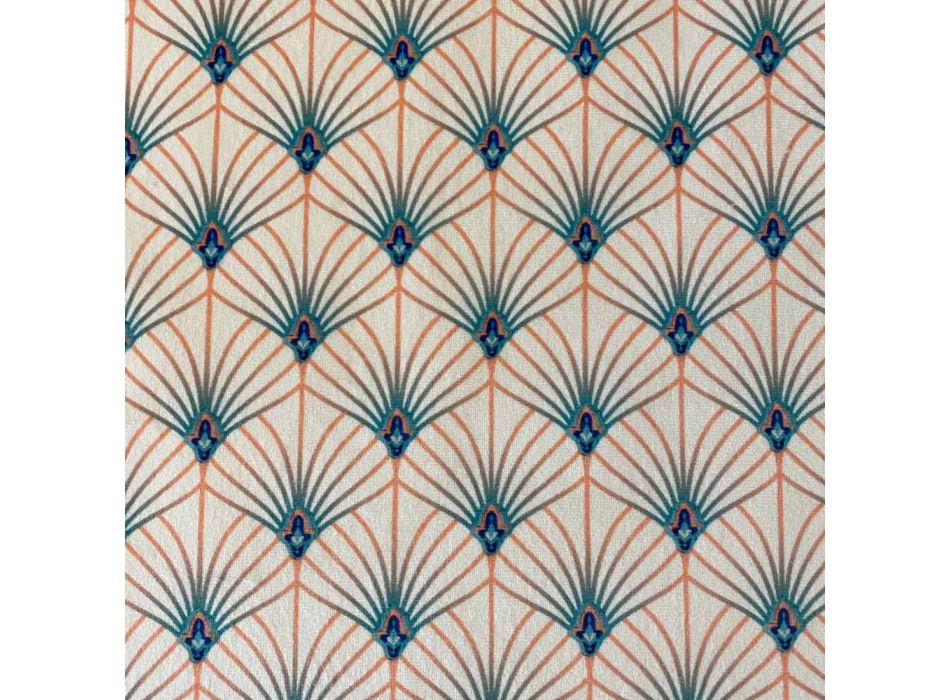 Puf rotund moale de sufragerie din catifea colorata 3 dimensiuni - Evelyne Viadurini