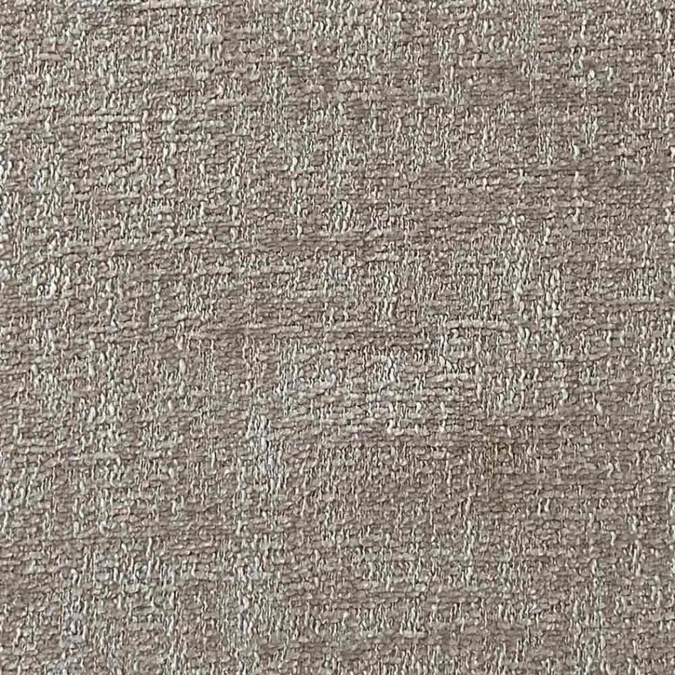 Pouf otoman rotund pentru sufragerie din chenille colorată 3 dimensiuni - Evelyne Viadurini