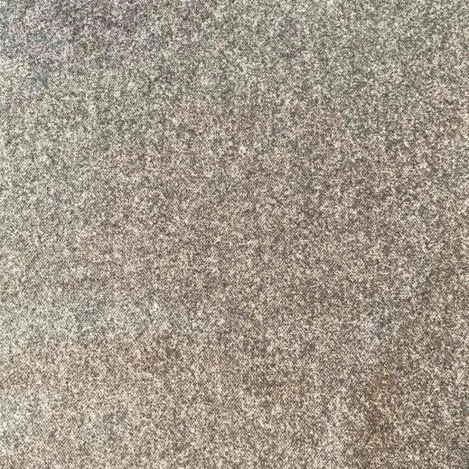 Pouf otoman rotund pentru sufragerie din chenille colorată 3 dimensiuni - Evelyne Viadurini