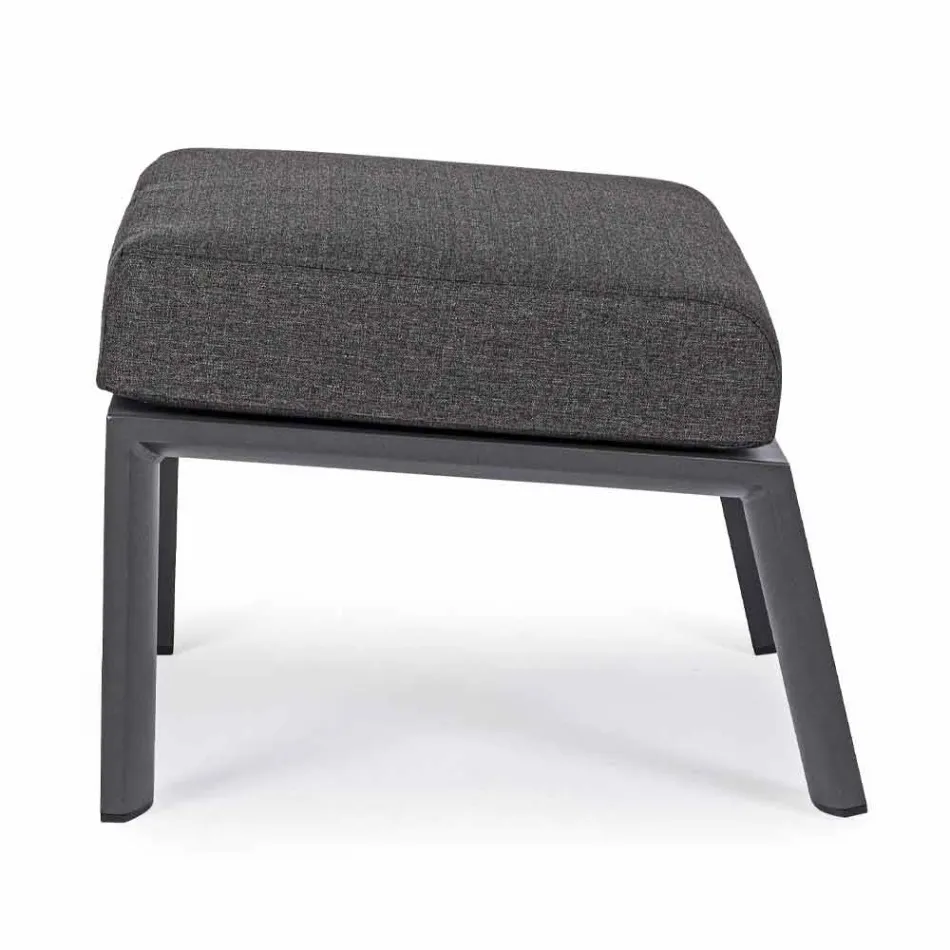 Puf Picioare din țesătură detașabilă și aluminiu vopsit - Nathy Viadurini