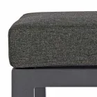 Puf Picioare din țesătură detașabilă și aluminiu vopsit - Nathy Viadurini