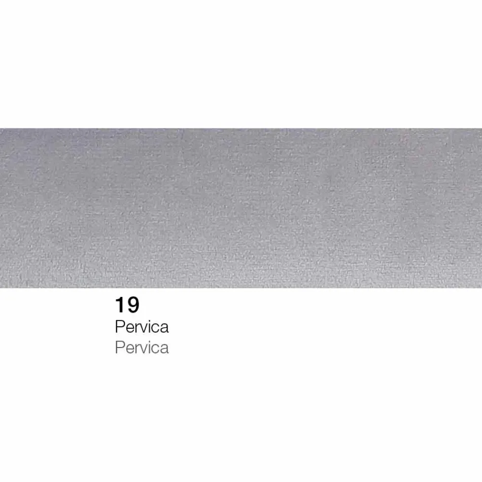 Puf rotund cu suport pentru picioare, acoperit din țesătură Fabricat în Italia - Gigno Viadurini