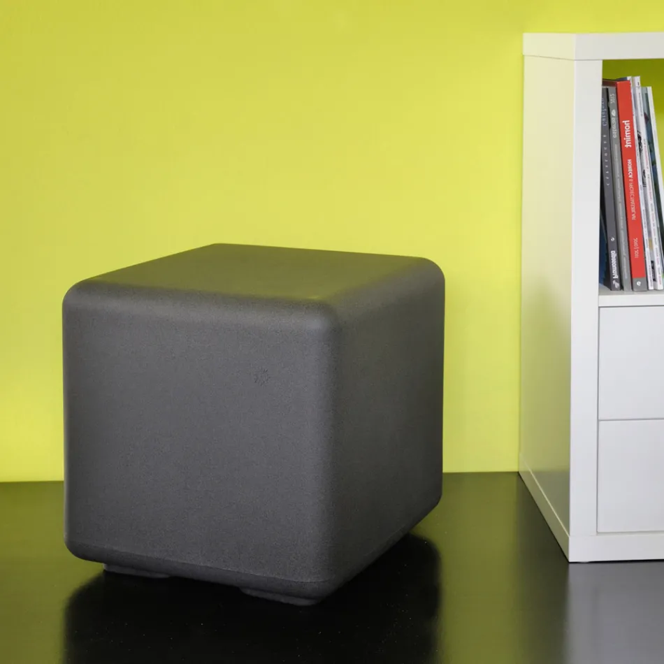 Masuta de cafea Puf Garden din Polietilena Colorata Made in Italy - Colores Viadurini