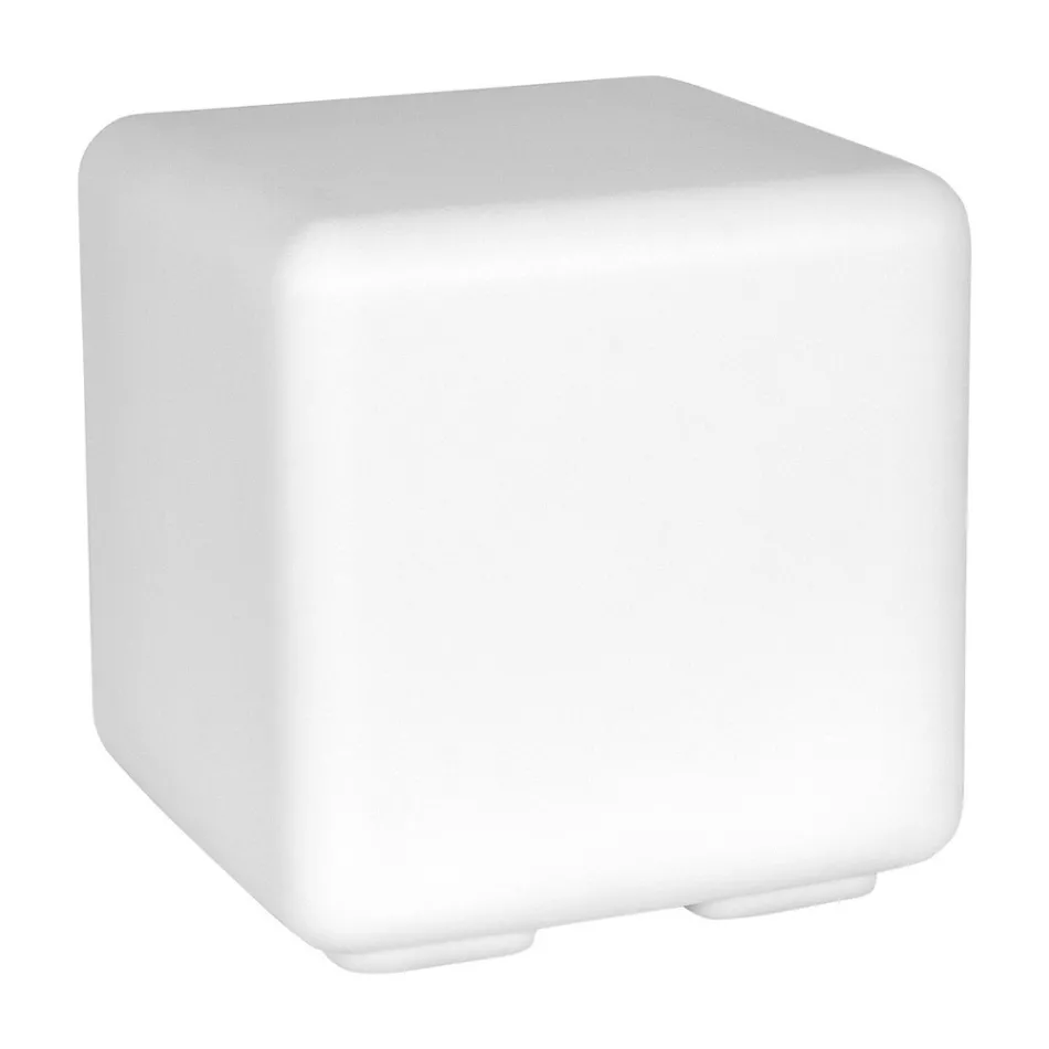 Masuta de cafea Puf Garden din Polietilena Colorata Made in Italy - Colores Viadurini