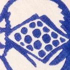 Potholders of Art Italian în lenjerie pură cu imprimeu de mână piesă unică - mărci Viadurini