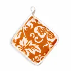 Potholders of Art Italian în lenjerie pură cu imprimeu de mână piesă unică - mărci Viadurini